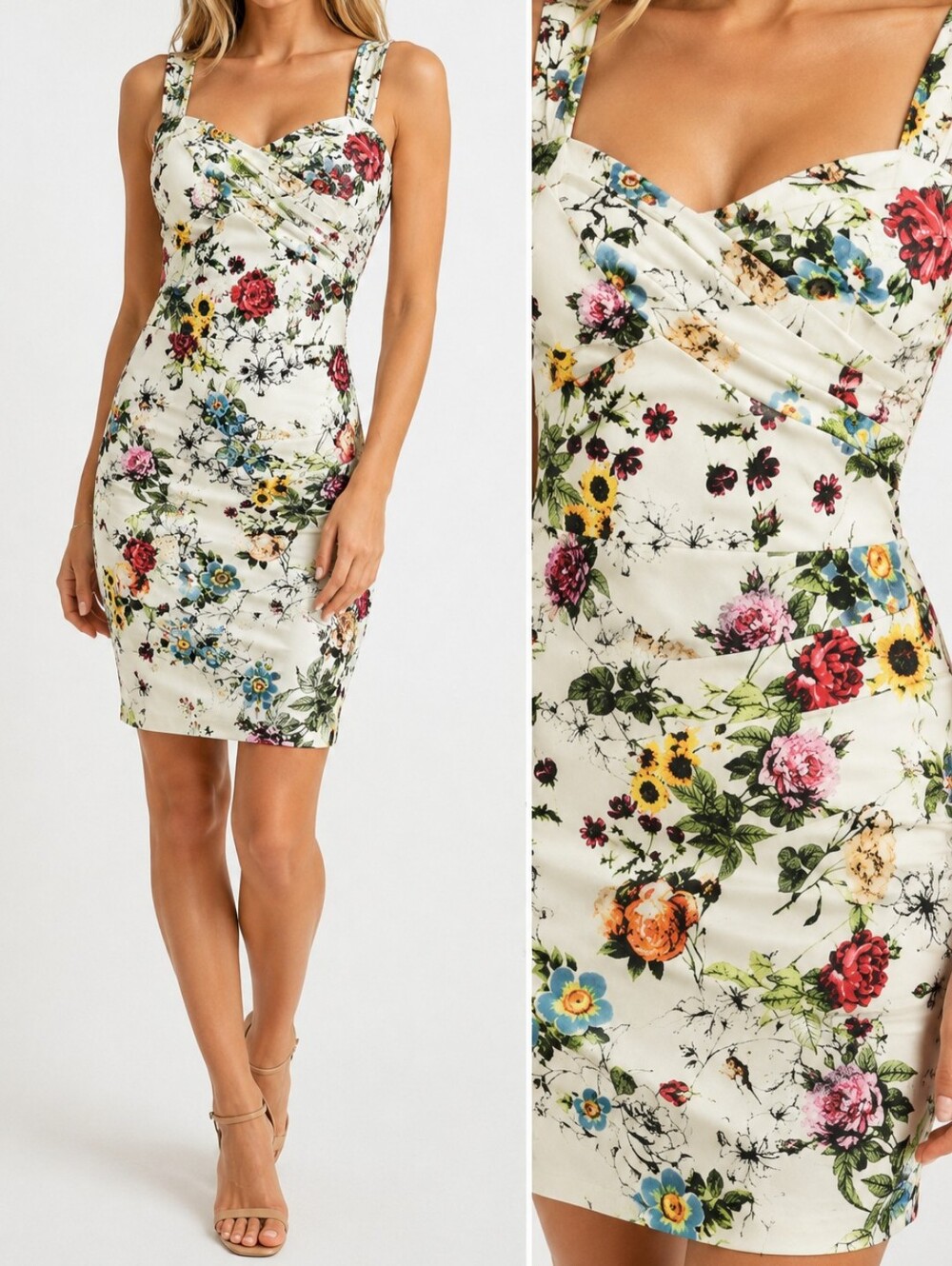 Flower Bomb Pencil Dress